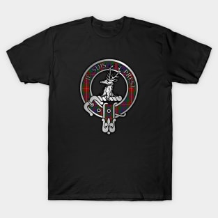 Clan Fraser Crest & Tartan T-Shirt